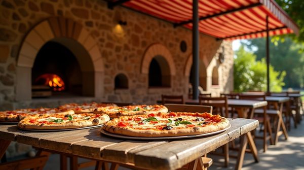 Dégustez des pizzas artisanales au kiosque à le vignon